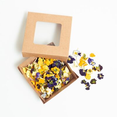 Dried pansy - edible flowers