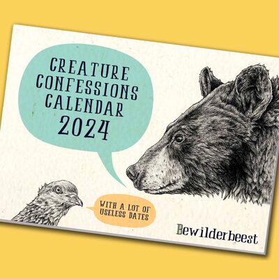 Calendario de confesiones de criaturas 2024