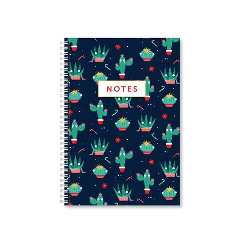 Christmas Cacti Notebook pack of 6