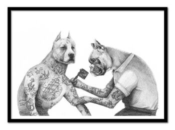 Art-Poster - The tattooist - Mike Koubou 2