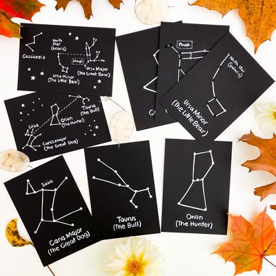 Winter Constellation Cards
