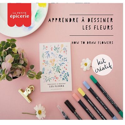 Kit MKMI - Learn to draw flowers