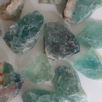 Pezzi di fluorite cruda | 2-6 cm