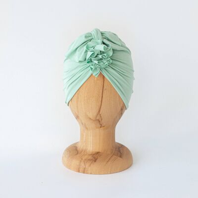 Bamboo Light Mint Turban No.1 Adult