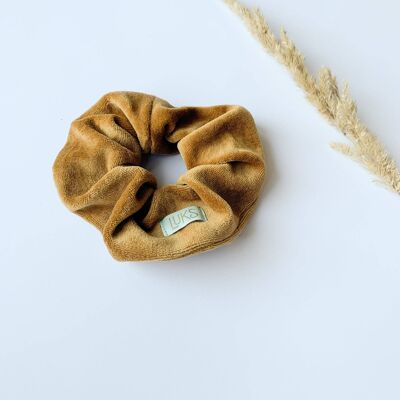 Velvet Golden Ochre Maxi Scrunchie