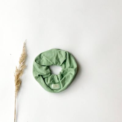 Organic Vintage Mint Maxi Scrunchie