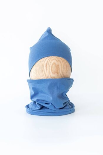 Bonnet Bio Bleu Acier Adulte