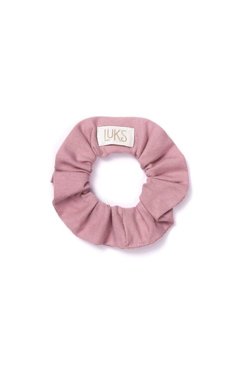 Organic Mauve Pink Midi Scrunchie