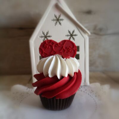 Savon Cupcake "Amour" mignon