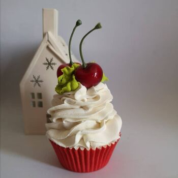 Grand savon cupcake "cerise" 2