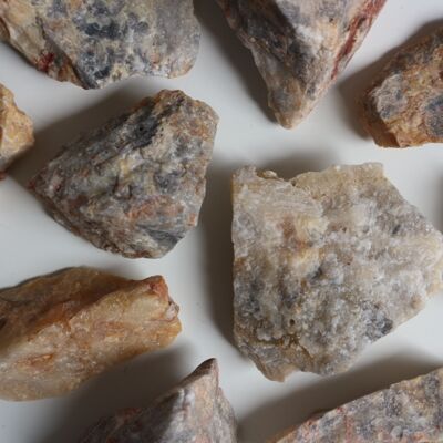 Raw crazy lace agate chunks | s