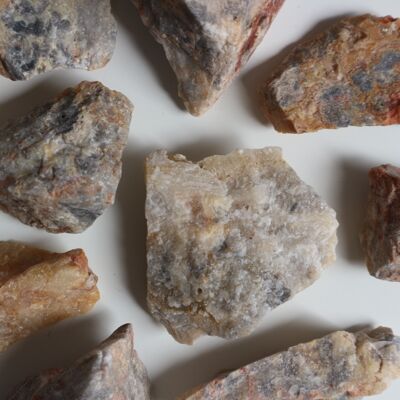 Raw crazy lace agate chunks | s