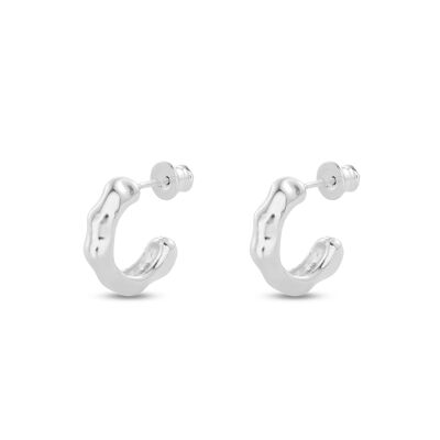 Vertex Hoops Mini Silver