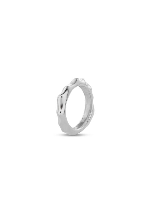 Skinny Vertex Ring Silver