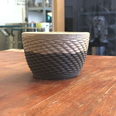 Cup Basket M (anthracite, vanille)