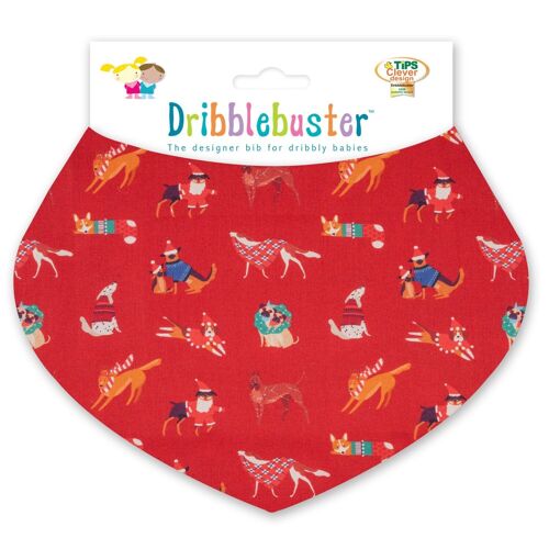 Christmas Dog Design Dribble bib