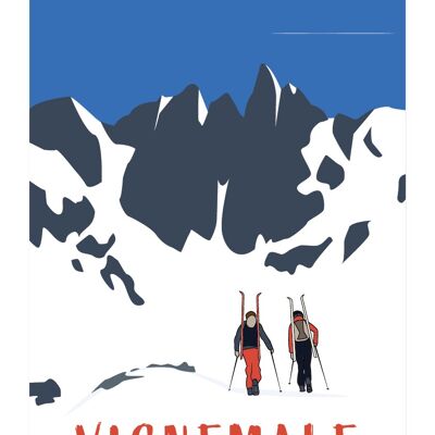 A3 POSTER - VIGNEMALE - PYRENÄEN