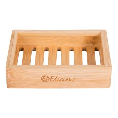Bamboo soap dish - extra strong and high model