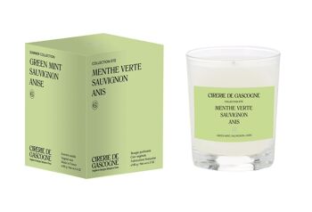Bougie parfumée senteur Menthe verte Sauvignon Anis 2
