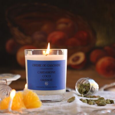 Scented Candle Cardamom coconut orange scent