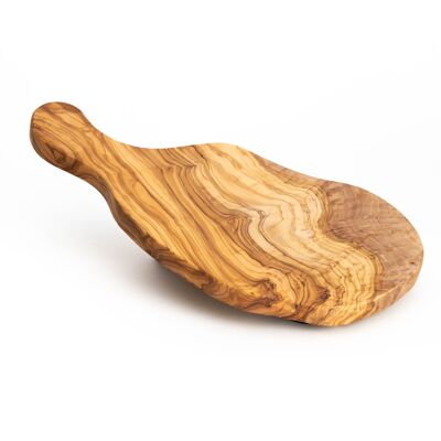 Tagliere in legno d'ulivo con manico
