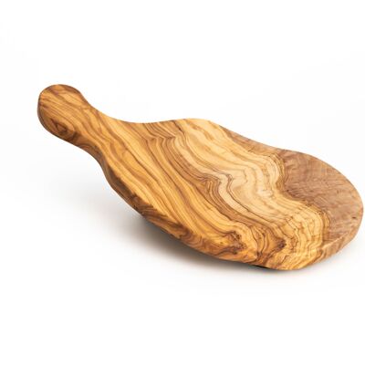 Tagliere in legno d'ulivo con manico