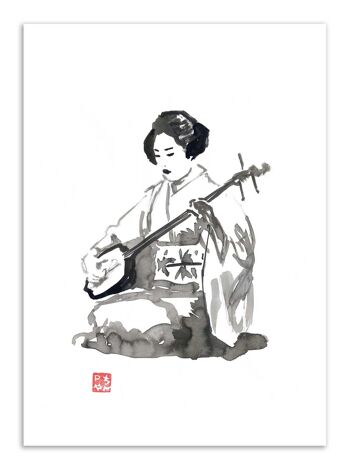 Art-Poster - Geisha Version 2 - Pechane Sumie 1