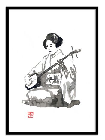 Art-Poster - Geisha Version 2 - Pechane Sumie 3