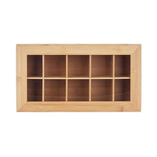 Boîte à thés et infusions 10 compartiments