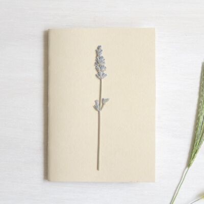 Carnet herbier A6 • Lavande (fleur)