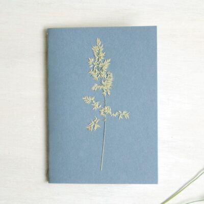 Carnet herbier A6 • Graminée calamagrostis (fleur)