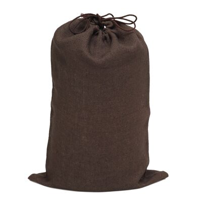 Sac Jute 45x65cm Marron Chocolat