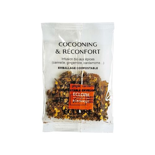 Tisane bio aux épices Cocooning & Réconfort - 40 sachets compostables pour CHR