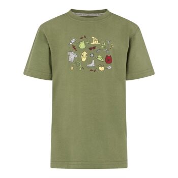 T-shirt Feuille en coton biologique Produit équitable 4