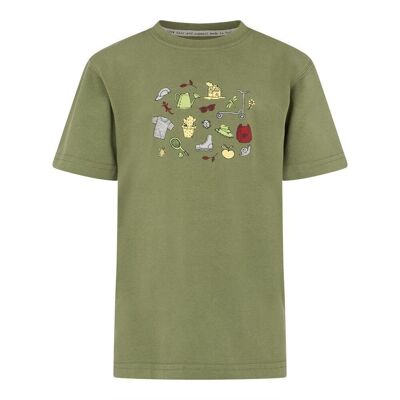 ORGANIC COTTON SHIRT KID HOJA