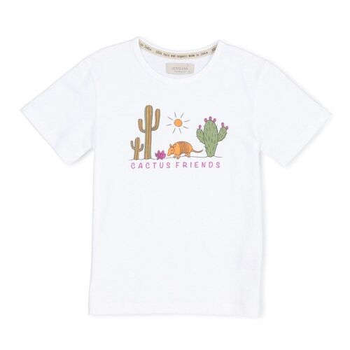 ORGANIC COTTON SHIRT KID AKIRA WHITE