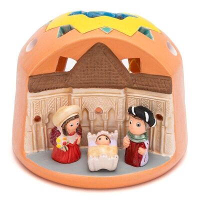 NATIVITY SCENE CANDLE HOLDER EPOCA