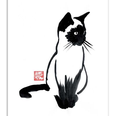 Poster d'arte - Siamese - Pechane Sumie