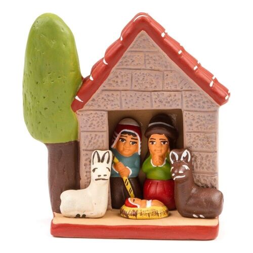 NATIVTY SCENE HOME AND TREE