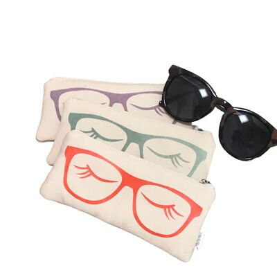 Estampado estuche de gafas