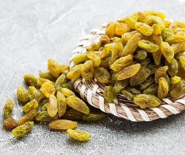 Uvetta verde biologica e del commercio equo e solidale da Khorog senza solfiti - 1KG - HECOSFAIR