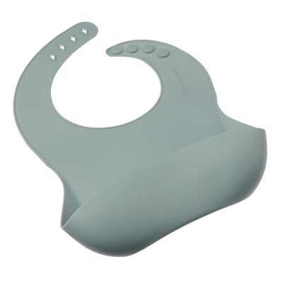 Silicone bib - Blue