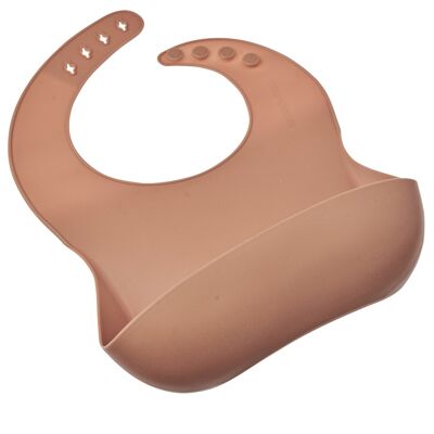 Silicone bib - Brown