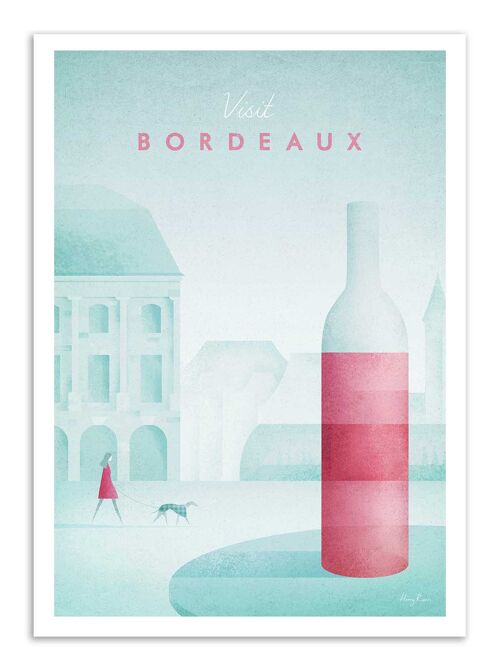 Art-Poster - Visit Bordeaux - Henry Rivers W19267