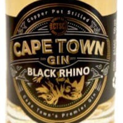 Gin MINI di Cape Town con rinoceronte nero (50ml)
