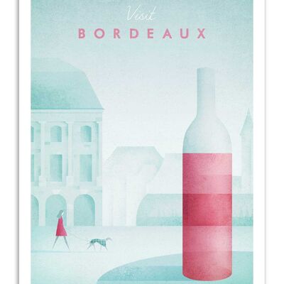Poster d'arte - Visita Bordeaux - Henry Rivers W19267-A3