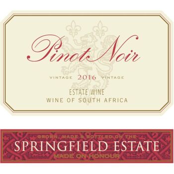 Springfield Pinot Noir 2016 2