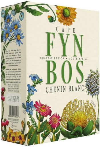 Cap Fynbos Chenin Blanc 2021 (carton de 3 litres)