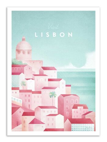 Art-Poster - Visit Lisbon - Henry Rivers W19711 1