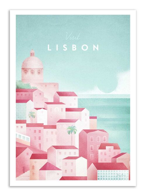 Art-Poster - Visit Lisbon - Henry Rivers W19711-A3